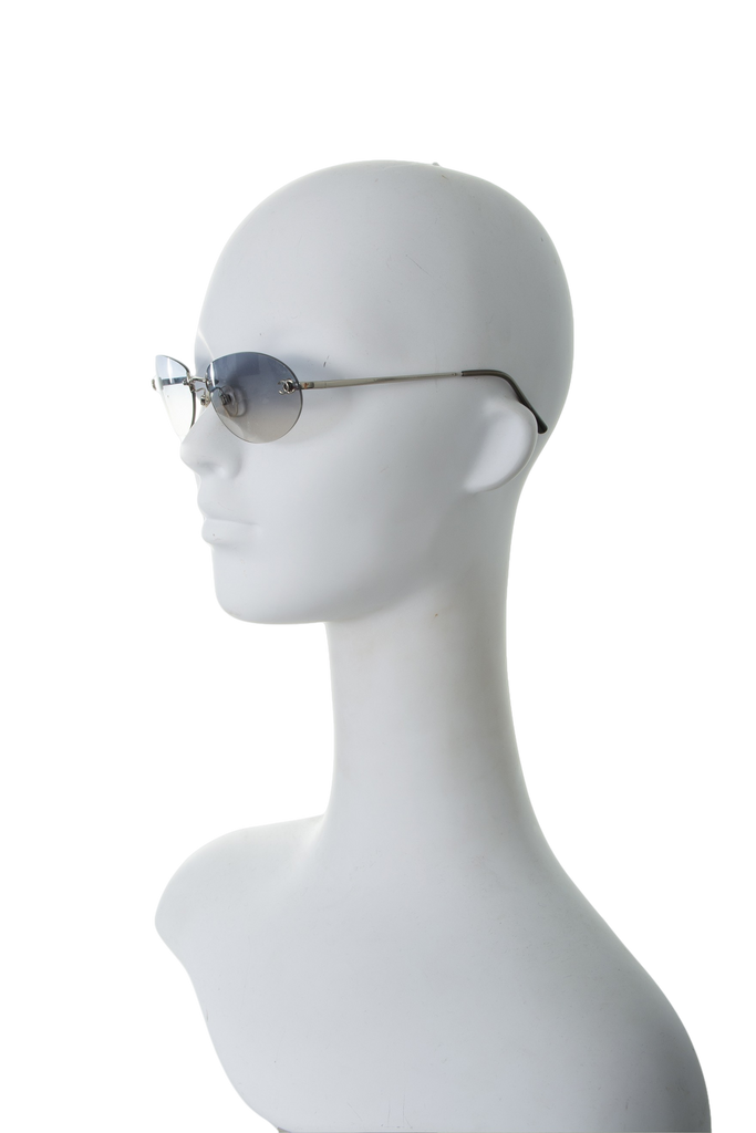 Chanel Blue Ombre Sunglasses - irvrsbl