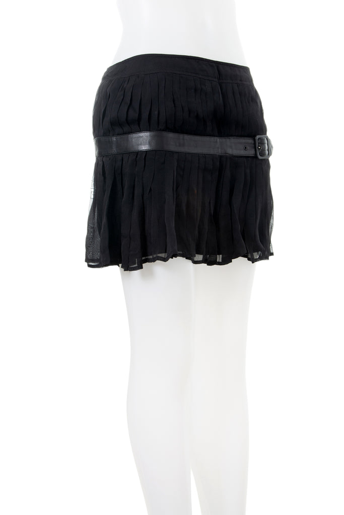 Dolce and Gabbana Silk Pleated Mini Skirt - irvrsbl